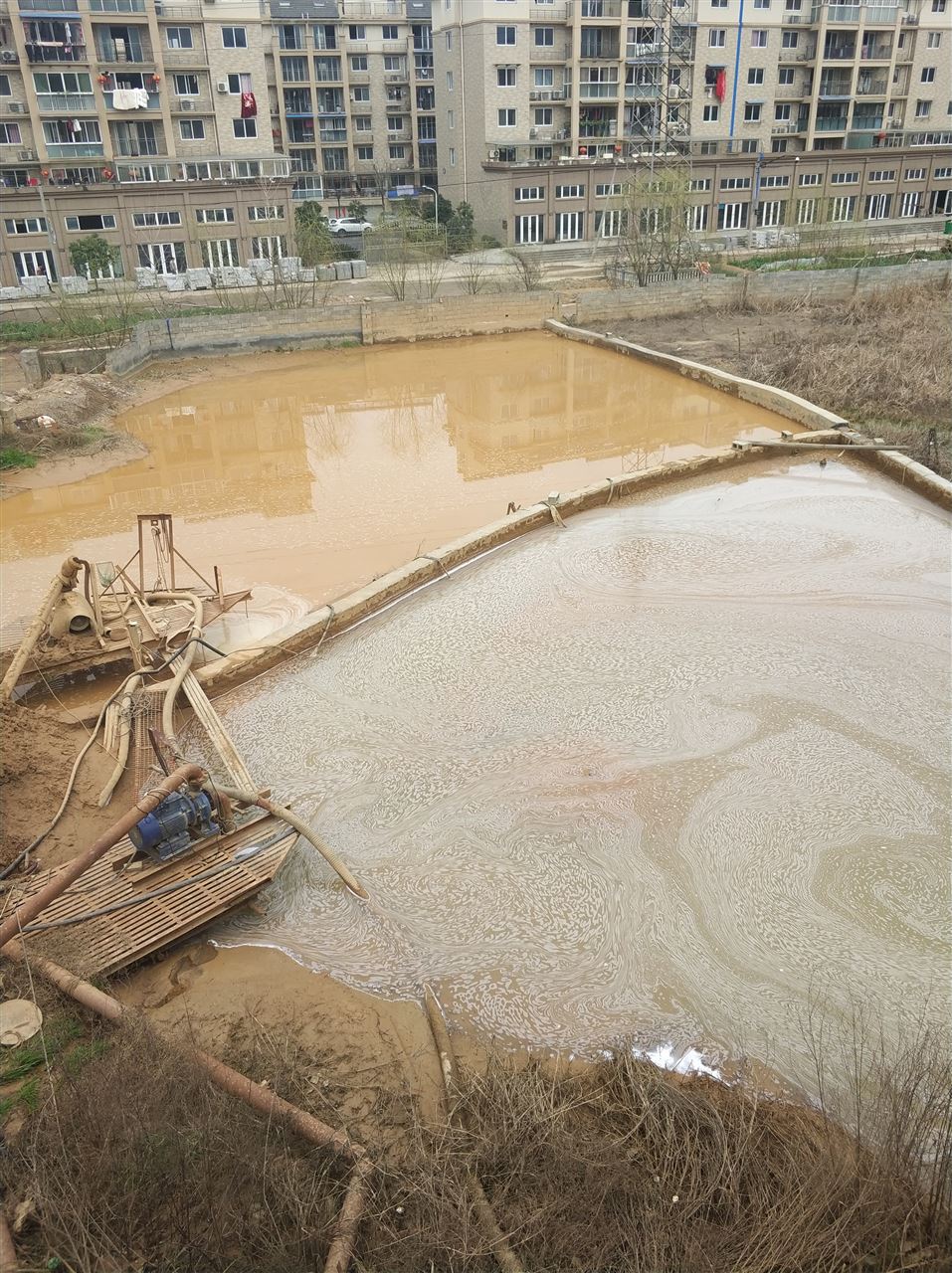 黑河沉淀池淤泥清理-厂区废水池淤泥清淤